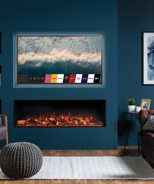 Onyx Avanti 150RW Electric Media Wall Fire